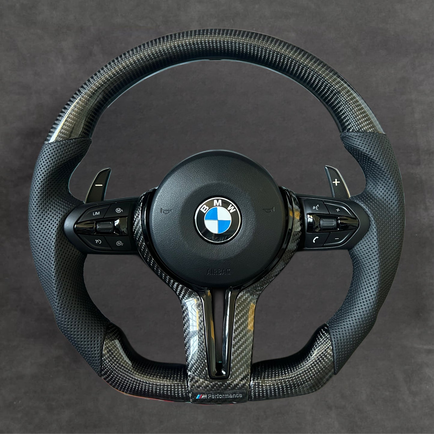Carbon Fiber Steering Wheel Leather F-Series