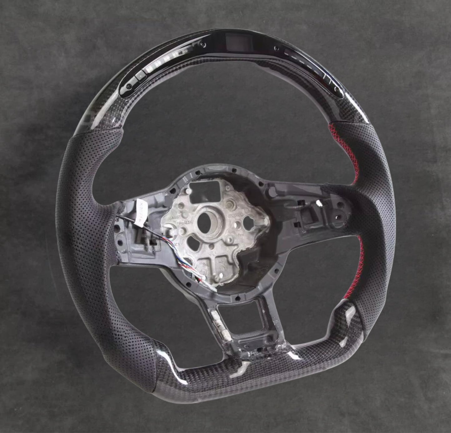 LED CARBON FIBER STEERING WHEEL VOLKSWAGEN