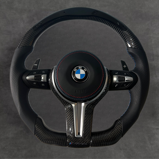 LED Carbon Fiber Steering Wheel Leather F-Series