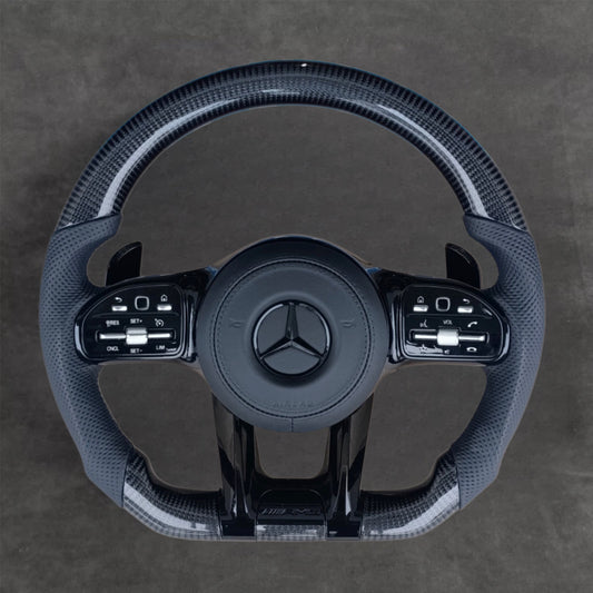 Carbon Fiber AMG Performance Steering Wheel Leather