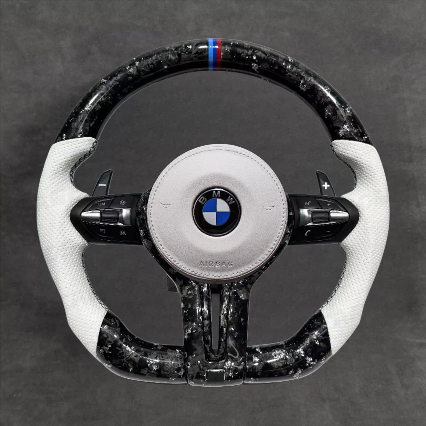 Forged Carbon Fiber Steering Wheel Leather F-Series