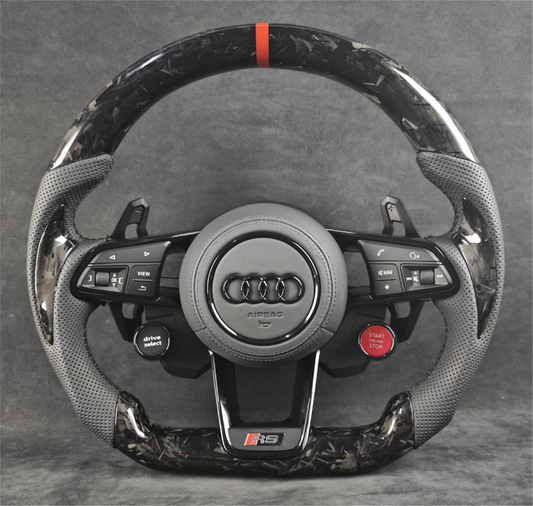 Carbon Fiber Steering Wheel Alcantara R8/TT/TTS/TTRS