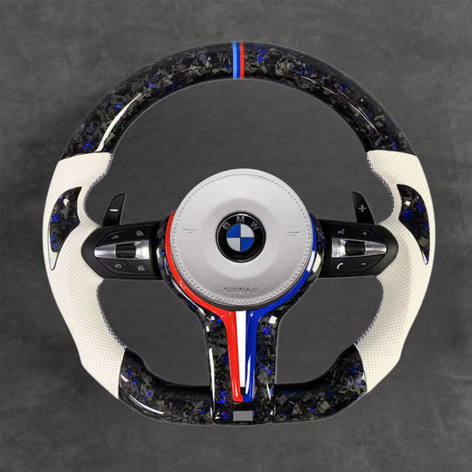 Forged Carbon Fiber Steering Wheel Leather F-Series