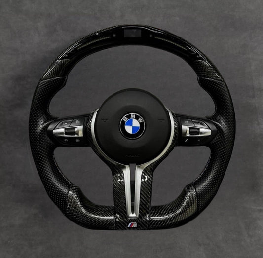 LED Carbon Fiber Steering Wheel Leather F-Series