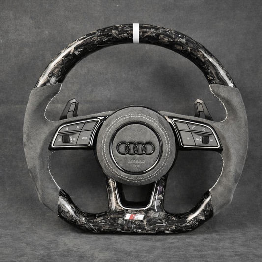 Forged Carbon Fiber Steering Wheel Alcantara A3/S3/RS3
