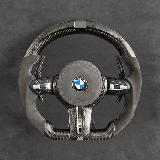 LED Carbon Fiber Steering Wheel Leather F-Series