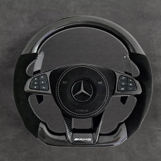 Carbon Fiber Steering Wheel Alcantara Pre-2019 Models