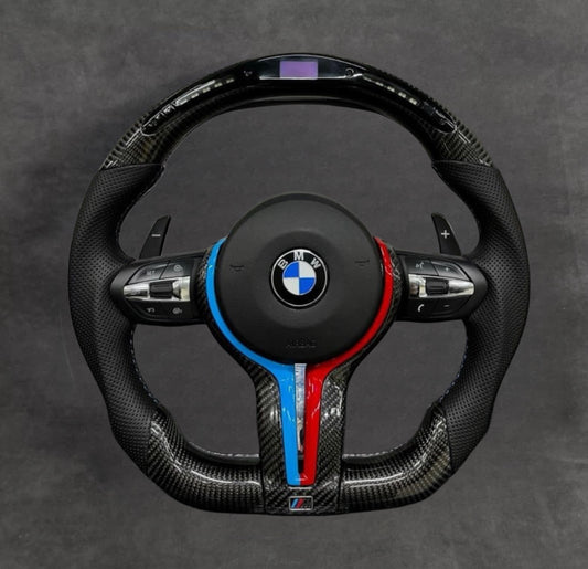LED Carbon Fiber Steering Wheel M-edition Leather F-Series
