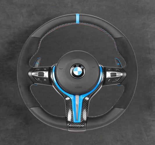 Blue Edition Steering Wheel Alcantara/Leather F-Series