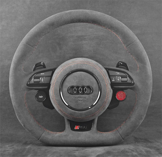 Red Edition Alcantara Steering Wheel A4/A5/Q5/S4/S5/SQ5/RS4/RS5