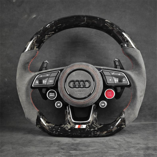 Forged Carbon Fiber Steering Wheel Alcantara A3/S3/RS3