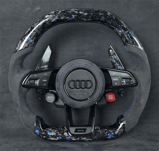 Forged Carbon Steering Wheel Alcantara R8/TT/TTS/TTRS