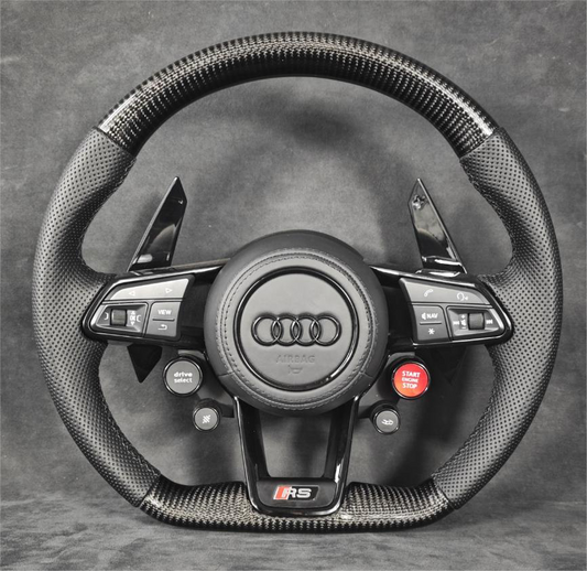 Carbon Fiber Steering Wheel Leather R8/TT/TTS/TTRS