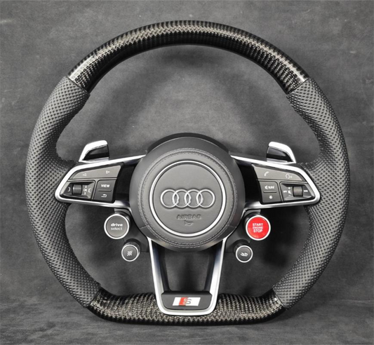 Carbon Fiber Steering Wheel Leather R8/TT/TTS/TTRS