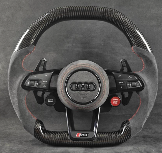 Carbon Fiber Steering Wheel Alcantara R8/TT/TTS/TTRS